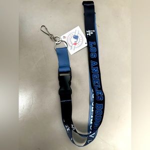Los Angeles Dodgers MLB Lanyard Clip Neck Tag Keychain for ID Keys Ticket Holder
